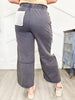 Reg/Plus- Effortlessly Elevate Patchwork Pants