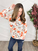 Reg/Plus-Woven Wildflower Mesh Top