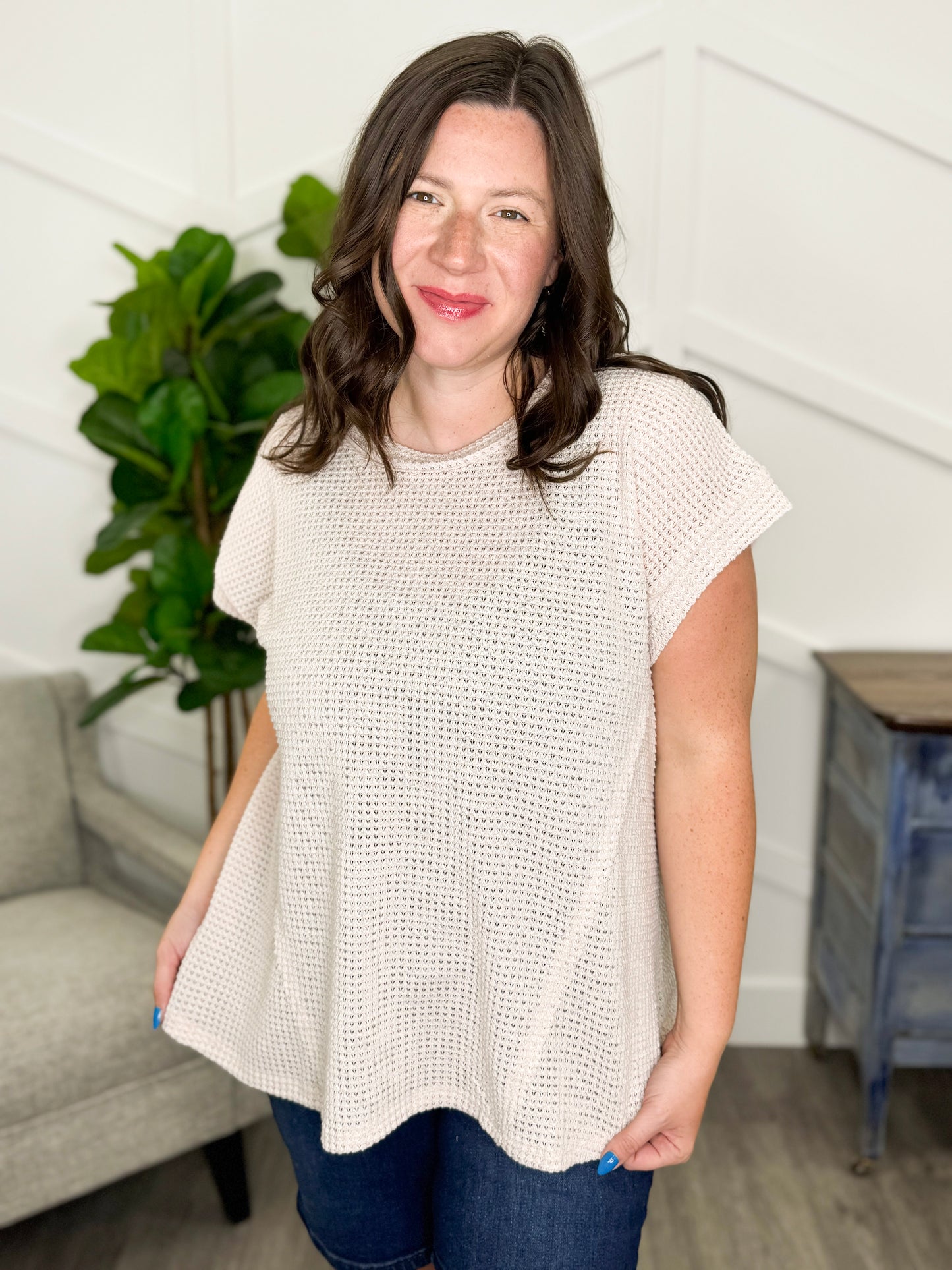 Reg/Plus-Fade Into Summer Top