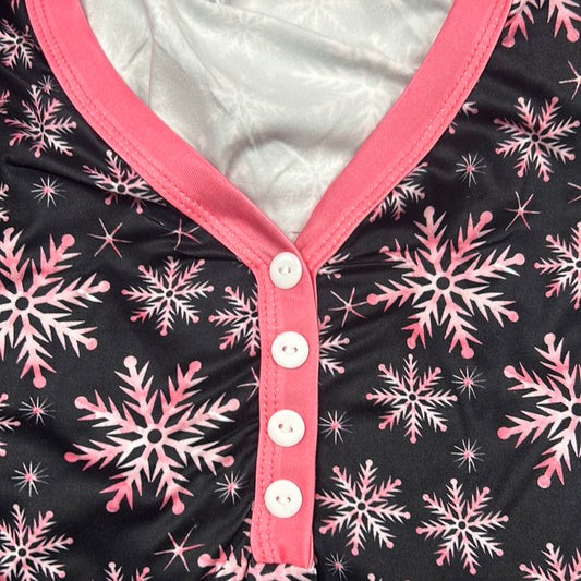 Pink Snowflake Sleep Dress