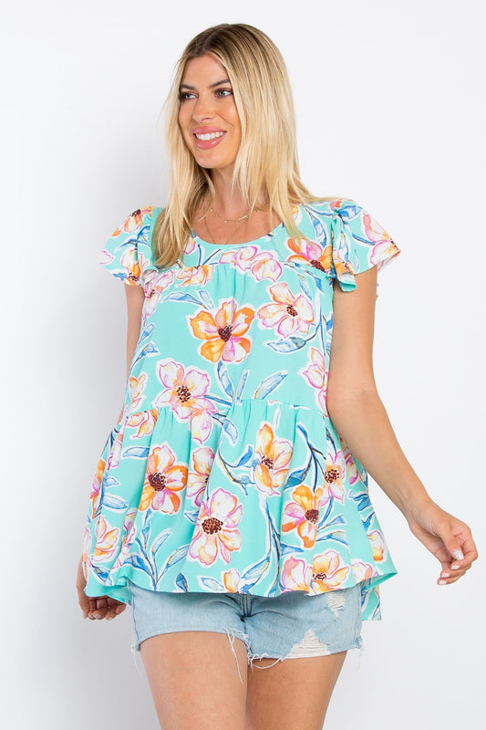 Reg/Plus-Picking Petals Top