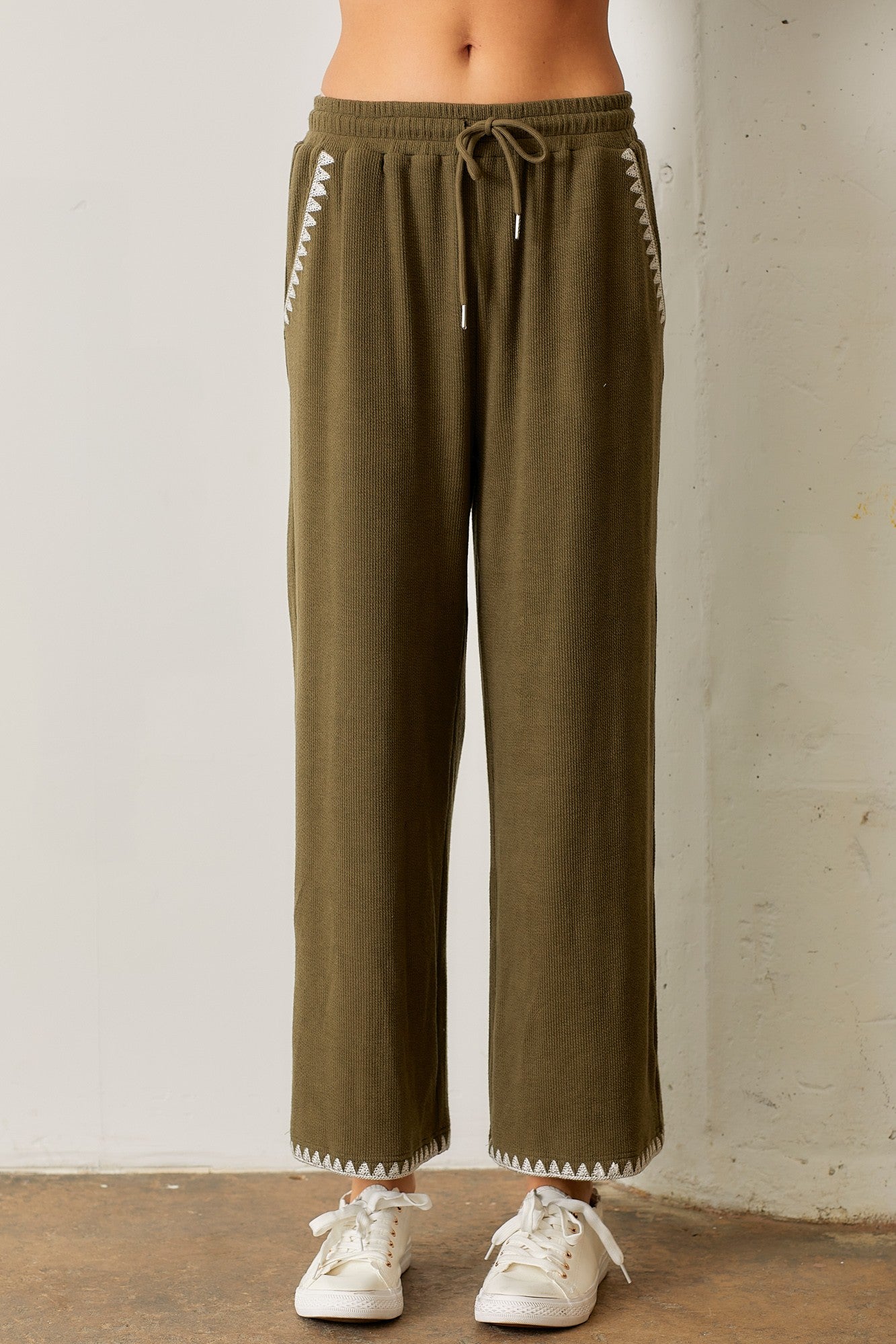 Reg/Plus-Simplicity Ribbed Pants