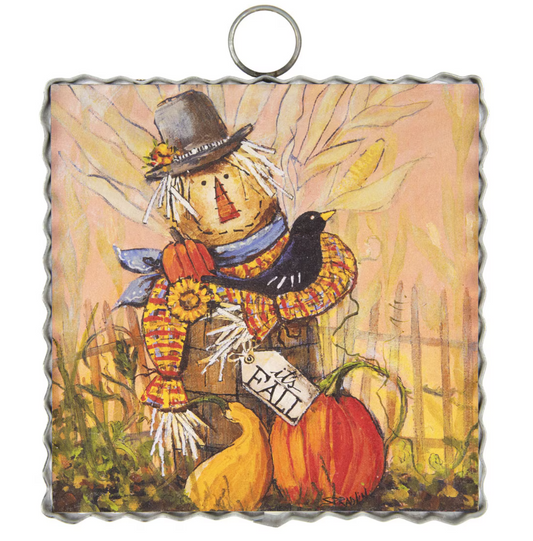 Scarecrow In A Barrel Charm