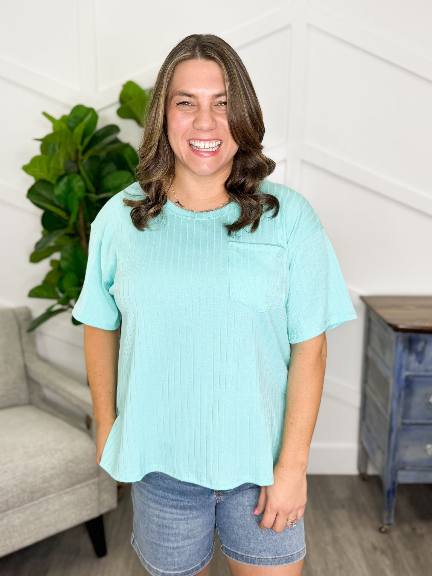 Easy Street Ribbed Top