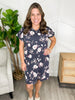 Reg/Plus-Enchanted Floral Dress