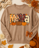 Brown Fall Customizable Mama Sweatshirt
