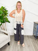 Reg/Plus- Effortlessly Elevate Patchwork Pants