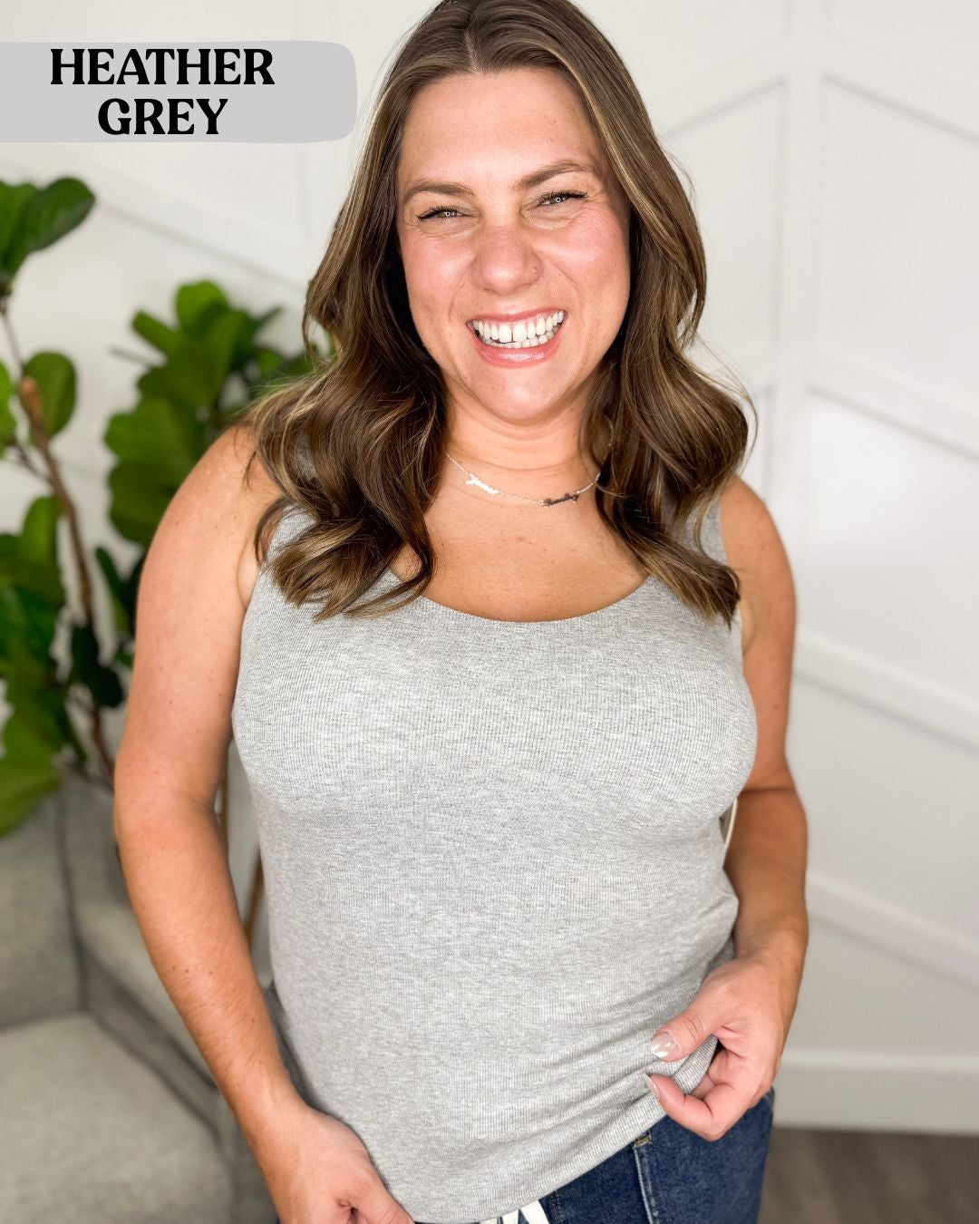 Women’s Precision Fit Tank With Built in Bra