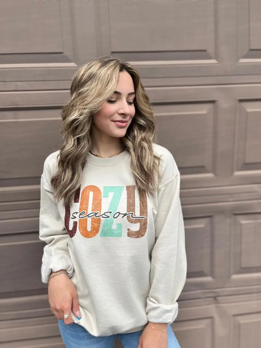 Reg/Plus- Cozy Season Sweatshirt