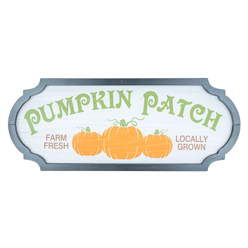 Pumpkin Patch Wooden Plaque