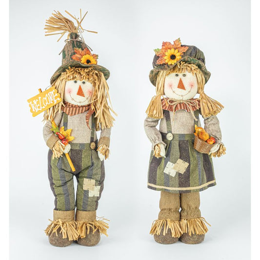 Large Sunflower Scarecrow Stander(Assorted)