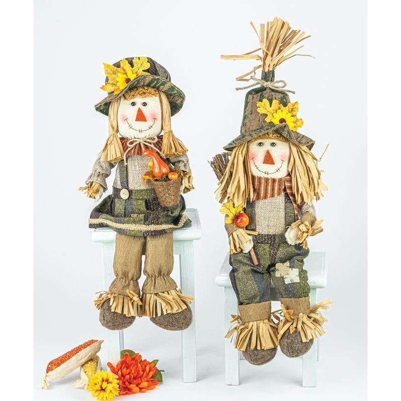 Sunflower Scarecrow Dangle Legs( Assorted)