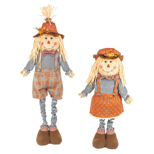 Amber Grey Scarecrow W/Stretch Legs