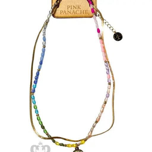 Multicolored Necklace by Pink Panache
