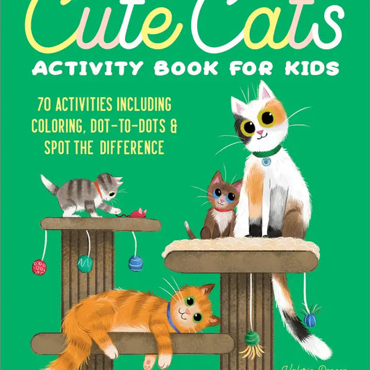 Cute Cats Activity Book For Kids