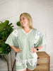 Reg/Plus-Flower Patch Top