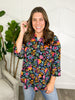 Reg/Plus-Flourishing Floral Top