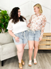 Light Wash High Waist Cuff Jogger Shorts By Judy Blue