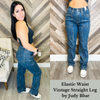 Elastic Waist Vintage Straight Leg by Judy Blue *Final Sale*