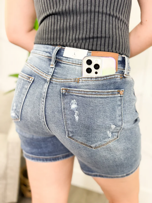 Dad Short with Cell Phone Pocket by Judy Blue