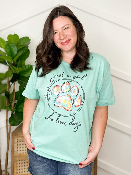 Just A Girl Who Loves Dog Tee