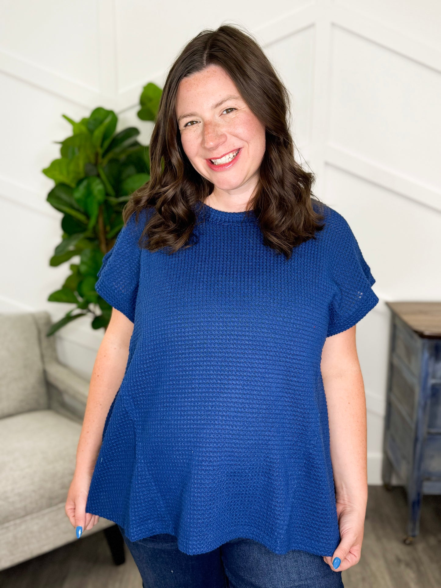 Reg/Plus-Fade Into Summer Top