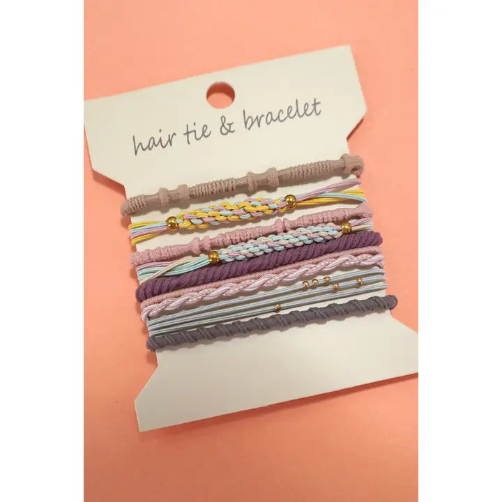 Boho Dual Function Knot Bracelet Hair Ties