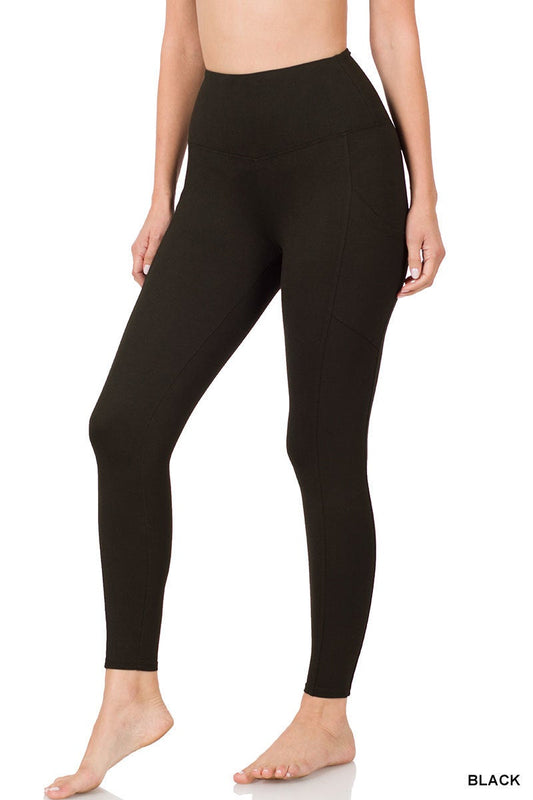 Reg/Plus-Serenity Leggings W/Pockets