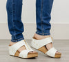 White Taboo Sandal By Corky's