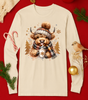 Winter Highland Cow Tee (4 Shirt Options)