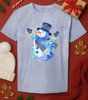 Blue Snowman Tee (4 Shirt Options)