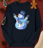 Blue Snowman Tee (4 Shirt Options)