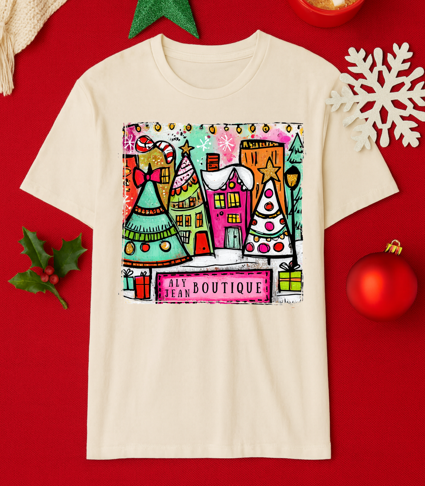 Winter Aly Jean Boutique Tee (5 Shirt Options)