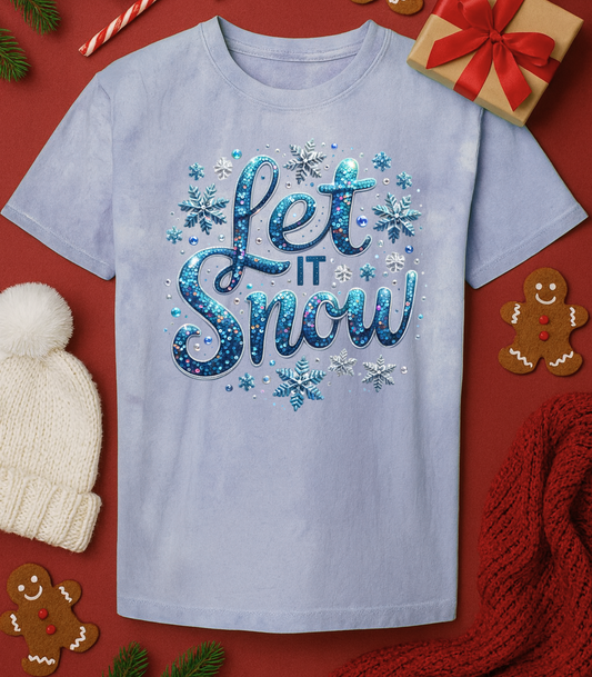 Let it Snow Graphic Tee (4 Shirt Options)