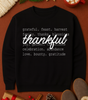 Thankful + Words Tee or Sweatshirt