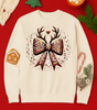 Reindeer Bow Tee (4 Shirt Options)
