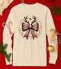 Reindeer Bow Tee (4 Shirt Options)