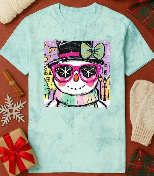 Groovy Snowgirl Tee (4 Shirt Options)