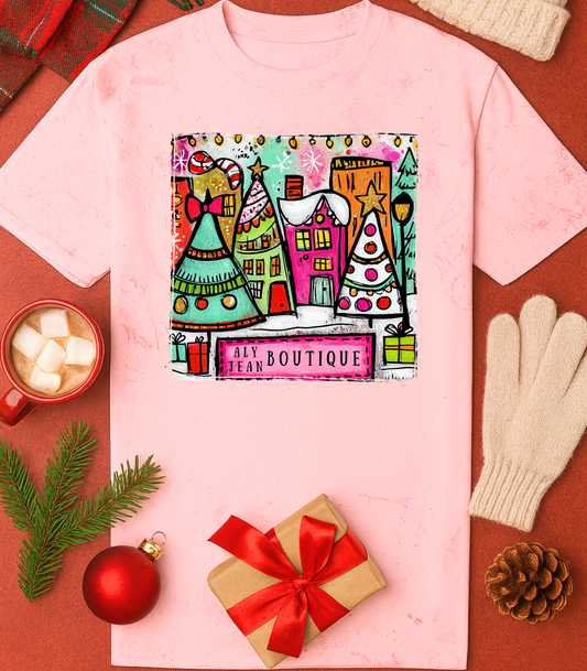 Winter Aly Jean Boutique Tee (5 Shirt Options)