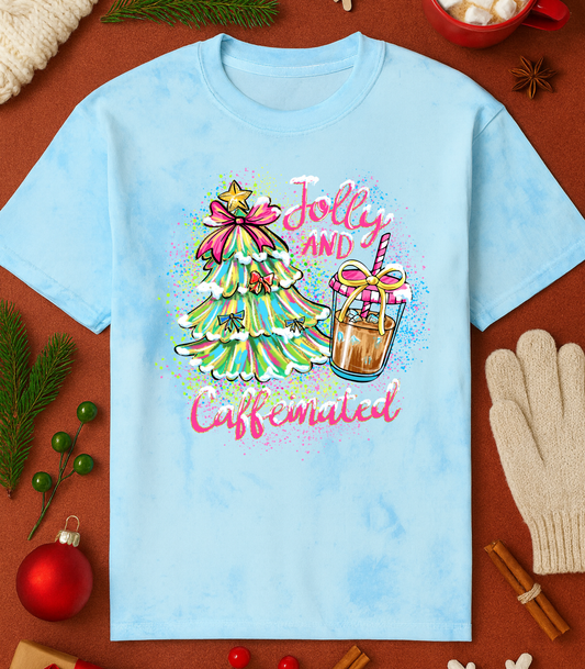 Jolly & Caffeinated Tee (4 Shirt Options)
