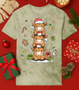 Holiday Highland Cow Stack Tee (4 Shirt Options)