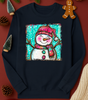 Cheerful Snowgirl Tee (4 Shirt Options)