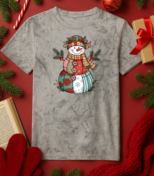 Winter Patterned Snowman Tee (4 Shirt Options)
