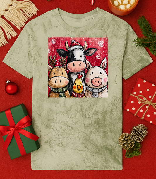 Winter Farm Friends Tee (4 Shirt Options)