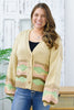 Reg/Plus- Costal Wave Sweater Cardigan