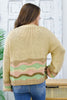 Reg/Plus- Costal Wave Sweater Cardigan