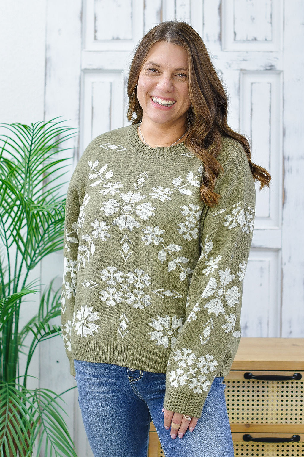 Reg/Plus-Blooming Sweater