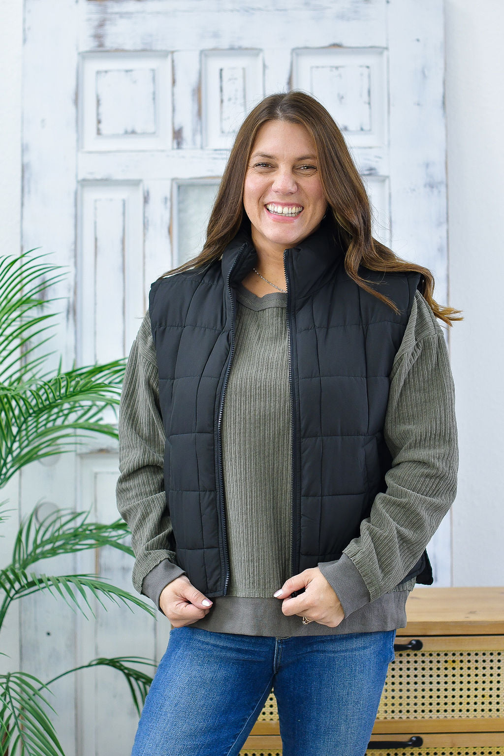 Reg/Plus- Days Like This Puffer Vest