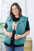 Reg/Plus- Cozy Nights Quilted Vest