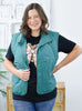 Reg/Plus- Cozy Nights Quilted Vest